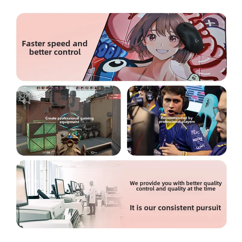 1stplayer Gaming Mouse Pad X-SOFT Large Table Mat Computer Office Mousepad for FPS Games, Fine Surface and Smooth PC Accessories