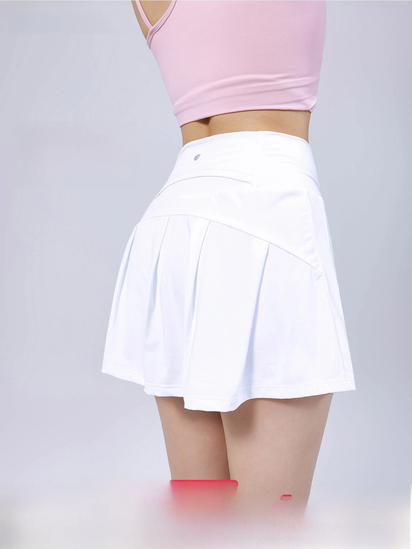 High-Waisted Fitness Skirt Pants Women's A-Line Short Skirts Breathable Running Tennis Yoga Sports Skirts Nylon Spandex