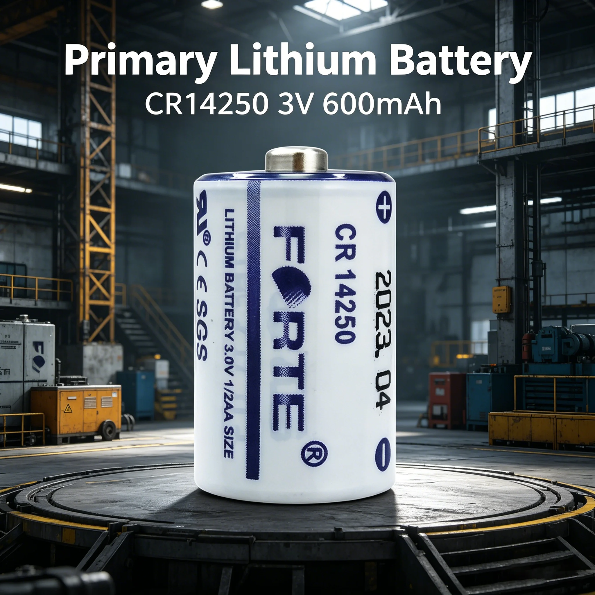 

FORTE CR14250 3V lithium battery 600mAh used for robot industrial control servo drive intelligent toilet sensor