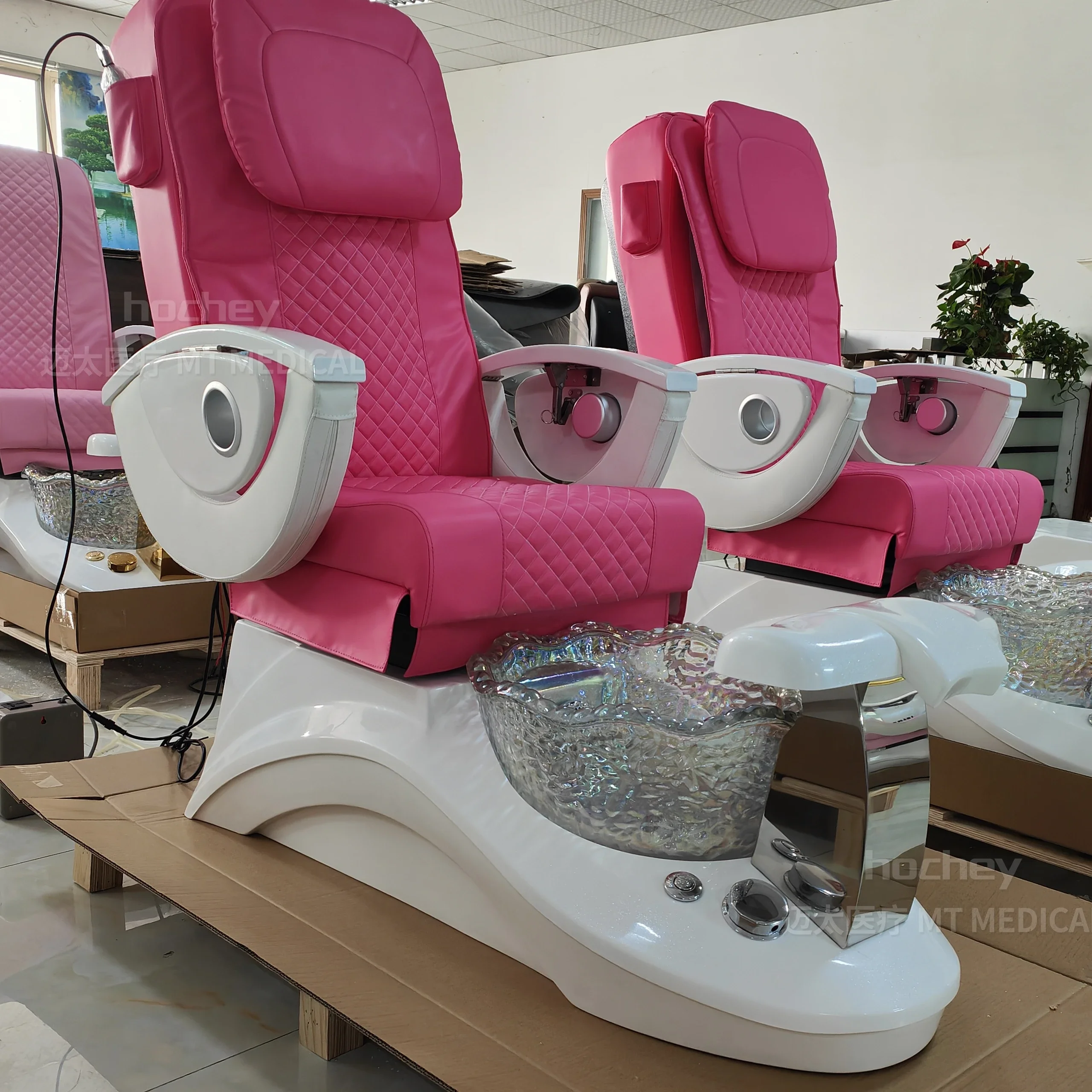 Krzesło do pedicure, nowoczesne, luksusowe krzesła do pedicure Foot Spa Massage Beauty Podiatry Manicure Pedicure Chair