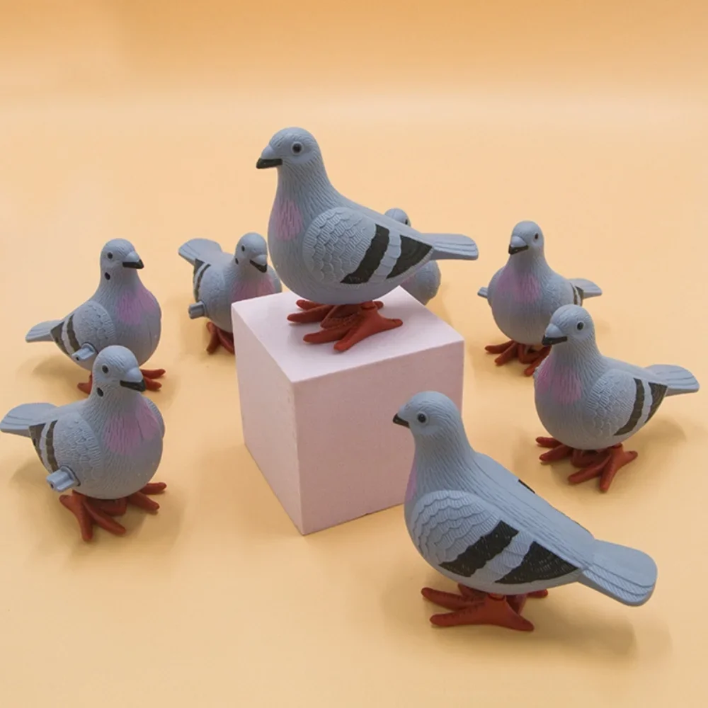 Baby Wind Up Toys Cute Jumping Pigeon Clockwork Toy Funny Simulation Animal Kids Educational Toys for Children Boys Girls Gift