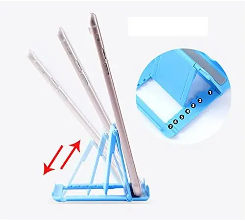 Cell Phone Stands 4 Pack Universal Foldable Tablet Stand Multi-Angle Pocket Desktop Holder Cradle Compatible with iPhone 11 Pro