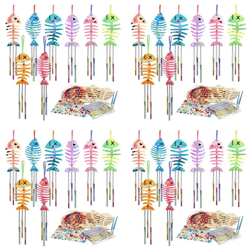 l71a-48-pack-wind-chime-kit-spring-craft-for-kids-wooden-arts-and-crafts-for-girls-boys-make-your-own-fish-wind-chime