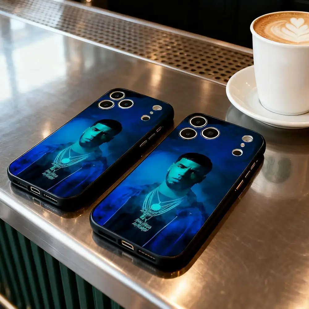 Rapper Anuel AA Phone Case For IPhone 17 16 15 14 13 12 11 Pro Max Plus Air Mini Soft Black Case