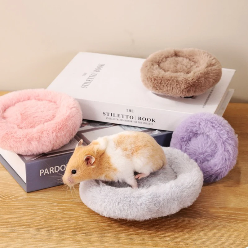 Warm Round Small Animal Bed 6