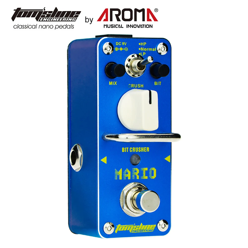 

AROMA AMO-3 Bit Crusher Guitar Effects Pedal with True Bypass Mini Single Effect Pedal Electric Guitar Parts & Accessories