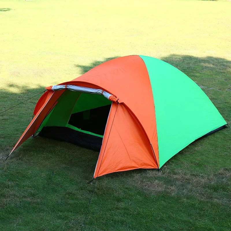 

Double Double Outdoor Camping Tent Rainproof and Breathable One Room One Living Room