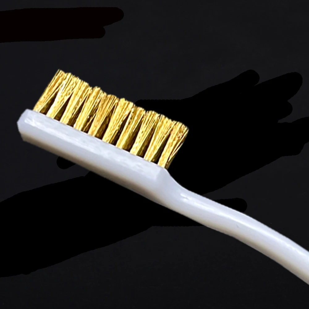 

3D Printer Tool Copper Wire Toothbrush For Nozzle Cleaning Copper Wire Brush Nozzle Clean Tool 3D Printer Accessories