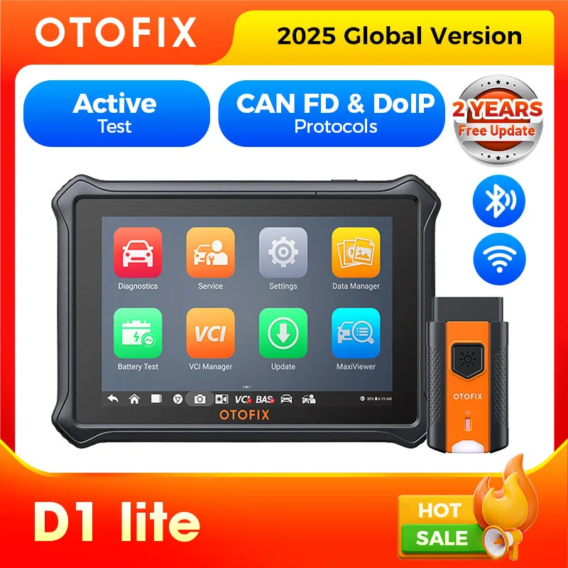 OTOFIX D1 Lite Automotive OBD2 Scanner 2 Year Update BiDirectional Control Diagnostic Scan Tool WiFi/ Engine Analyzer