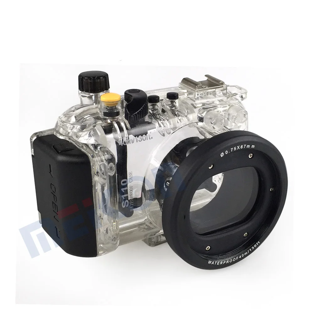 

Водонепроницаемый чехол для подводной камеры Canon S110, непроницаемый защитный чехол для фотосъемки 40 м