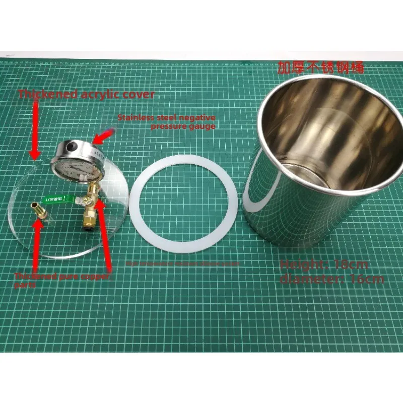 3L Vacuum Resin Collector Pot For Vacuum Resin Infusion Process Drying Chamber Degassing