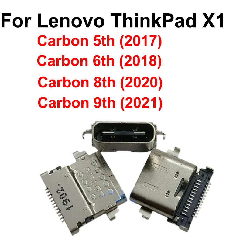 USB Charger Dock For Lenovo Thinkpad X1 Carbon 5th 6th 8th 9th Gen5 6 8 9 2017 2018 2020 2021 TYPE-C USB Charging Port Connector