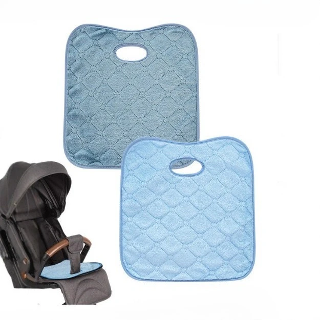 Soft Skin Friendly Stroller Diaper Pad High Water Absorption Leak Proof Breathable Cushion for Baby Car Seat Cart Use