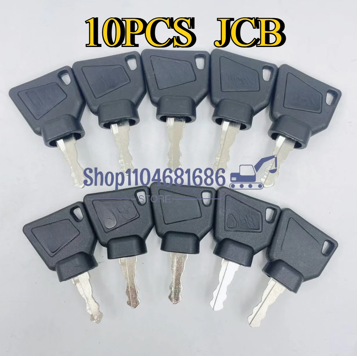 

10pcs Key for JCB Heavy Equipment Ignition Key OEM 701/45501 331/26790 333/Y1374 P0P