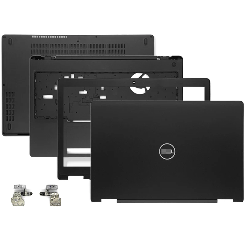 New For Dell Latitude E5580 M3520 LCD Back Cover Front Bezel Hinges Palmrest Middle Framework Bottom Case Non Touch Black