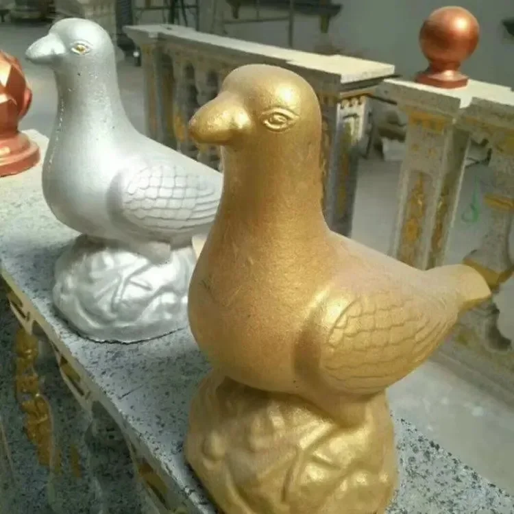 Balcony railing decoration Flying pigeon flower ball fish modeling mold Cement prefabricated European Roman column corner