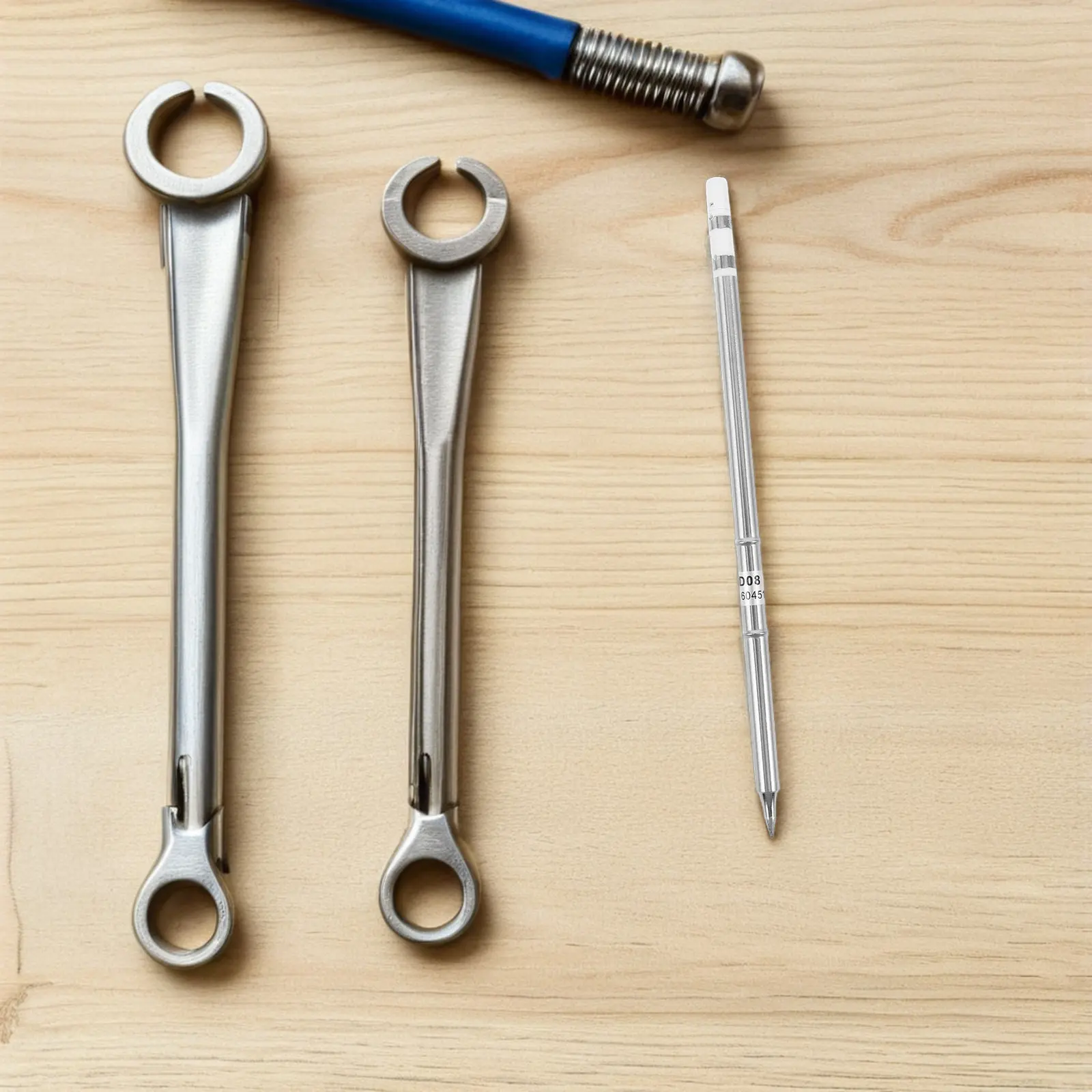 

Universal Soldering Iron Tips Compatible with 936 858D 947 Stations High Precision Nickel Plated Copper Replacement Tips