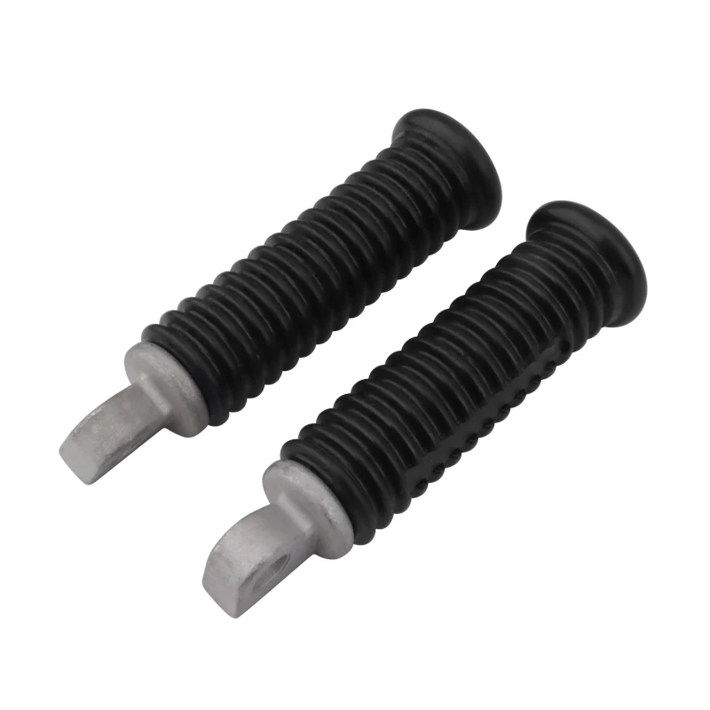 1 Pair Footpeg Motorcycle Passenger Rear Foot Peg Footrest For Harley Sportster Iron Touring Custom Dyna Fat Bob Softail Fat Boy