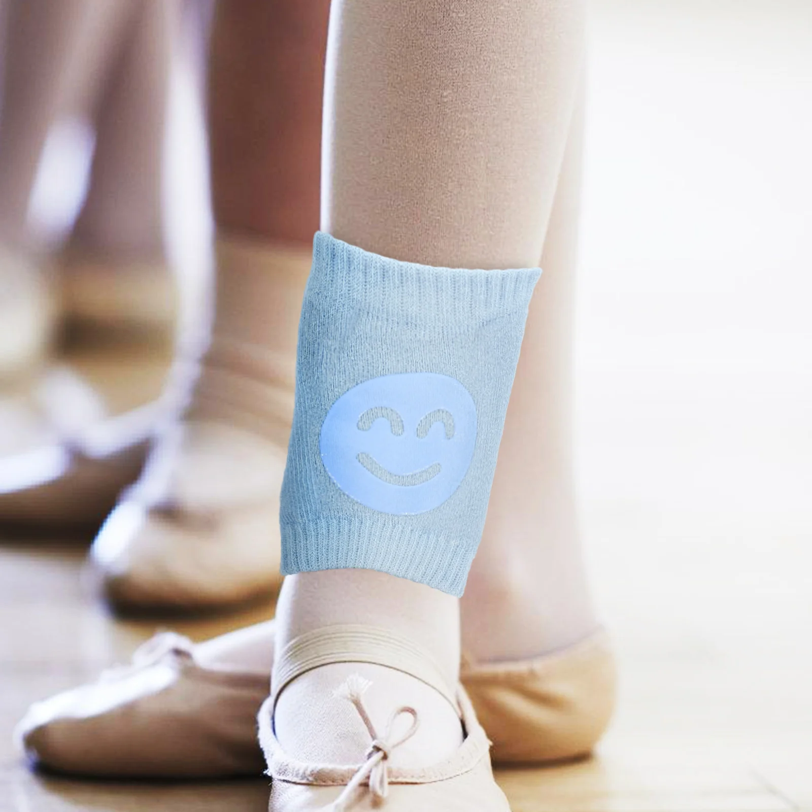 

2 пары носков для танцевальной обуви, хлопковый материал, прочный, мягкий, защищает полы и обувь, танцевальные носки поверх обуви, принадлежности для танцев