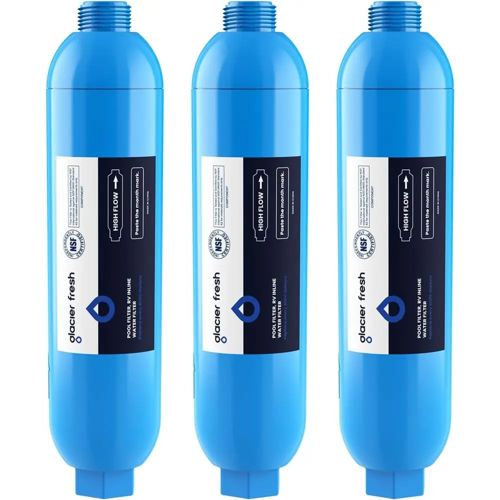 

3-Pack Hose Pre-Filters for Pools, Spas, Hot Tubs, and Ponds - Reduces Taste, Odor, Chlorine, and Sediment, Up to 8,000 Gallons