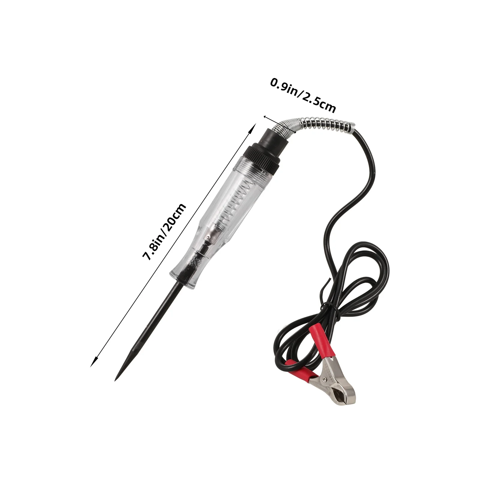 

Automotive Circuit Tester 12V 24V Car Electrical Tester Wire Voltage Mechanics Tool Voltage with Spring Wire