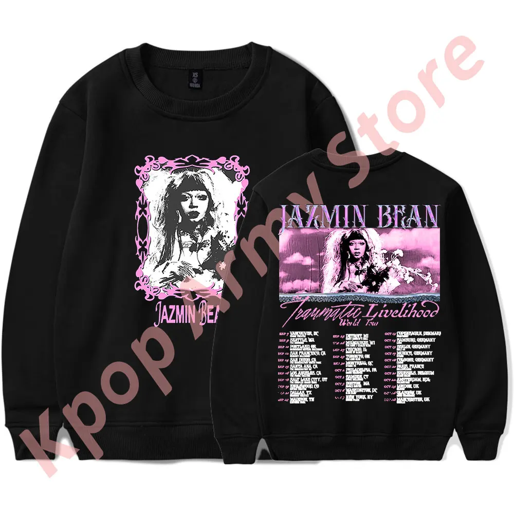 

Jazmin Bean Crewneck Traumatic Livelihood Tour Merch Women Men Fashion Casual HipHop Long Sleeve Sweatshirts