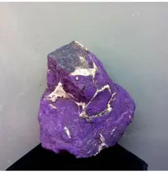1 Pc Natural Purpurite Raw  Purple Light Crystal Quartz Rough Unpolished Ore Mineral Gemstones Ornament Home Decorati