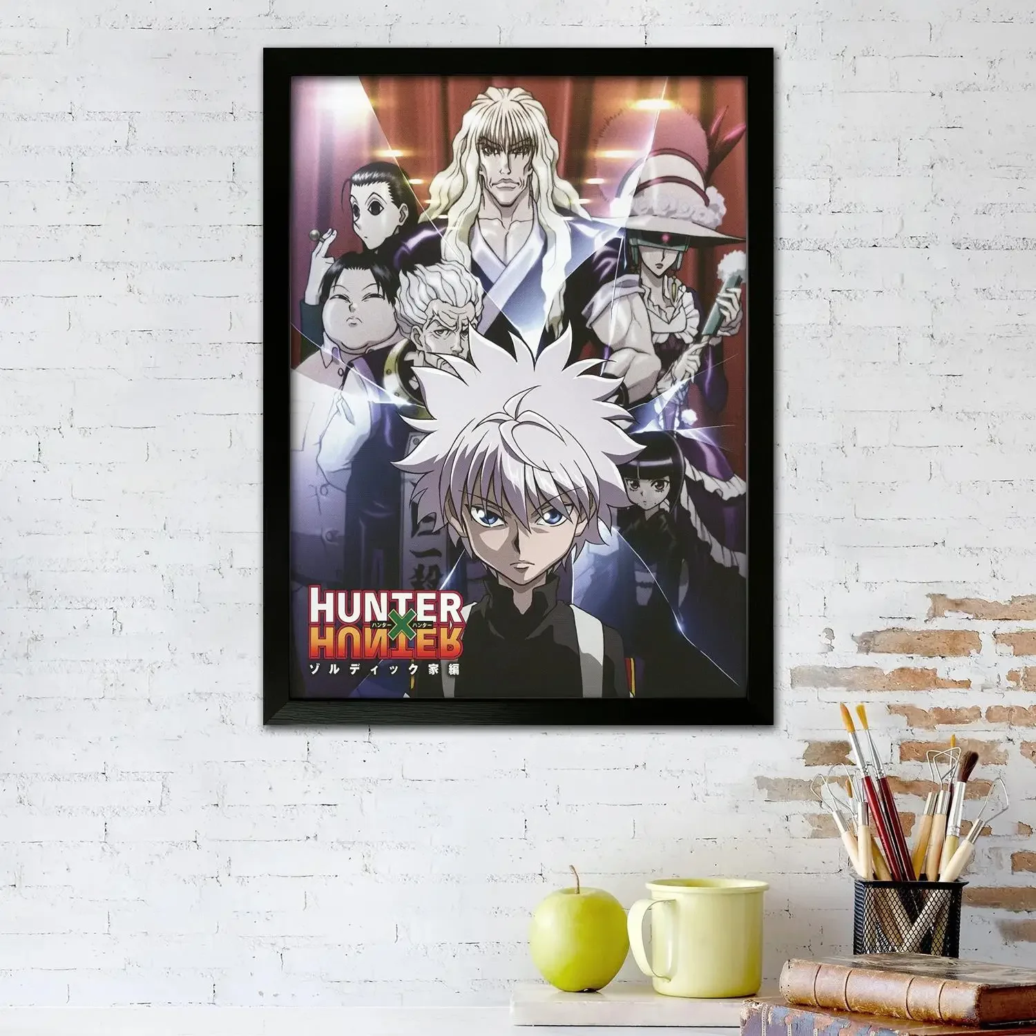 Hunter X Hunter Hisoka Morou Canvas Art Poster, Wall Art, Print, Modern Family, Bedroom Decor, Posters,Decorative painting