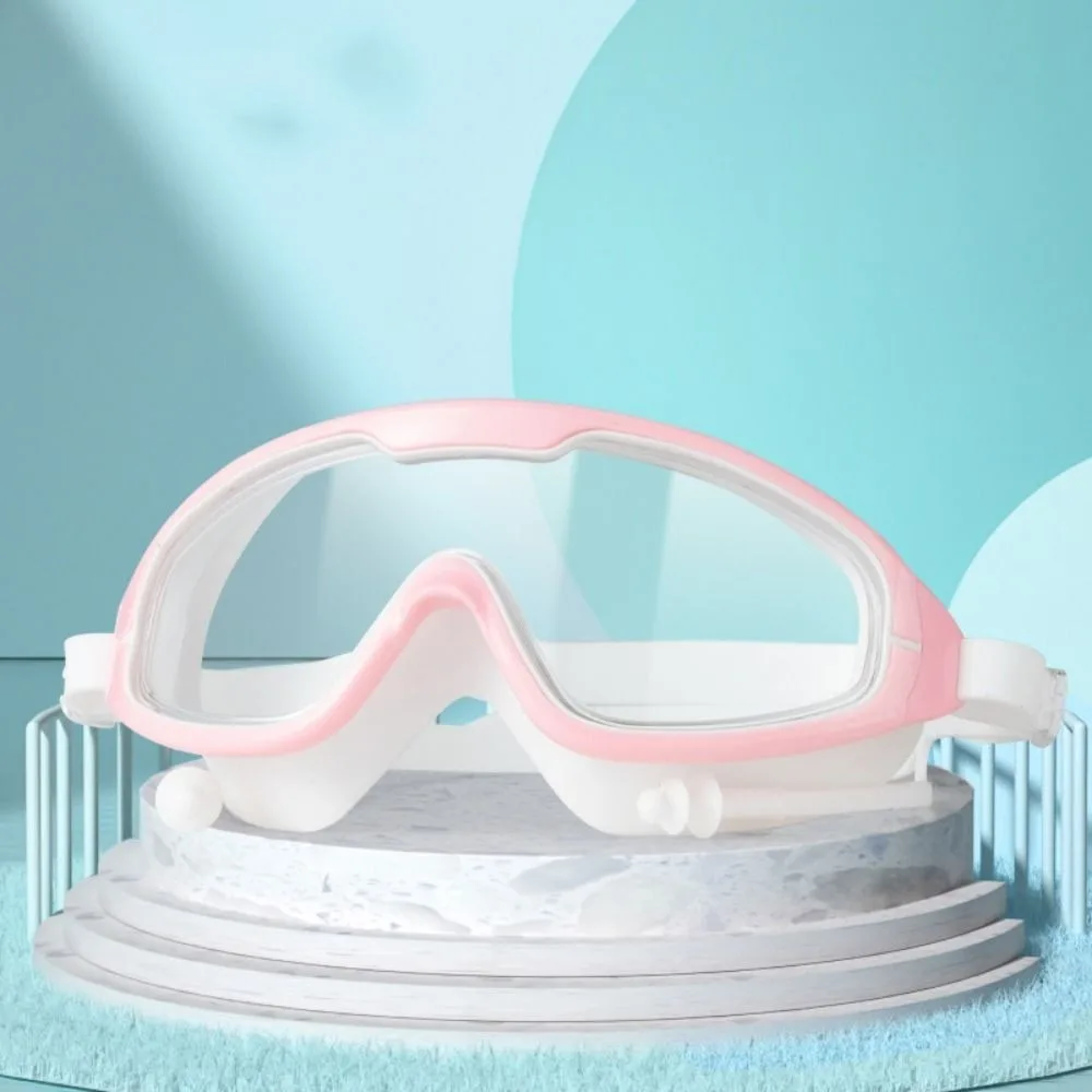 

Swimming Gear Big Frame Swimming Goggles Wide View Anti Fog Swim Glasses Waterproof Professional Swimming Eyewear Kids/Adult