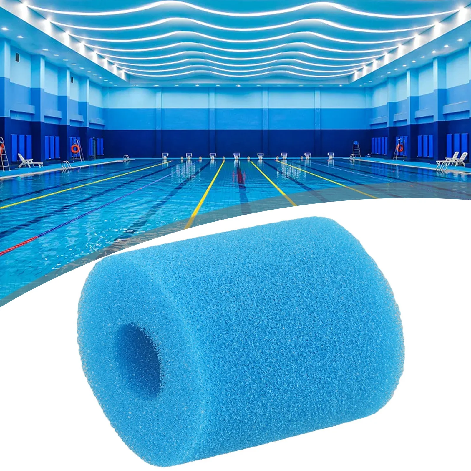 For Intex Type I/II/VI/D Washable Swimming Pool Filters Sponge Reusable Foam Cleaner Tub Filter Cartridge Garden Accessory Tools
