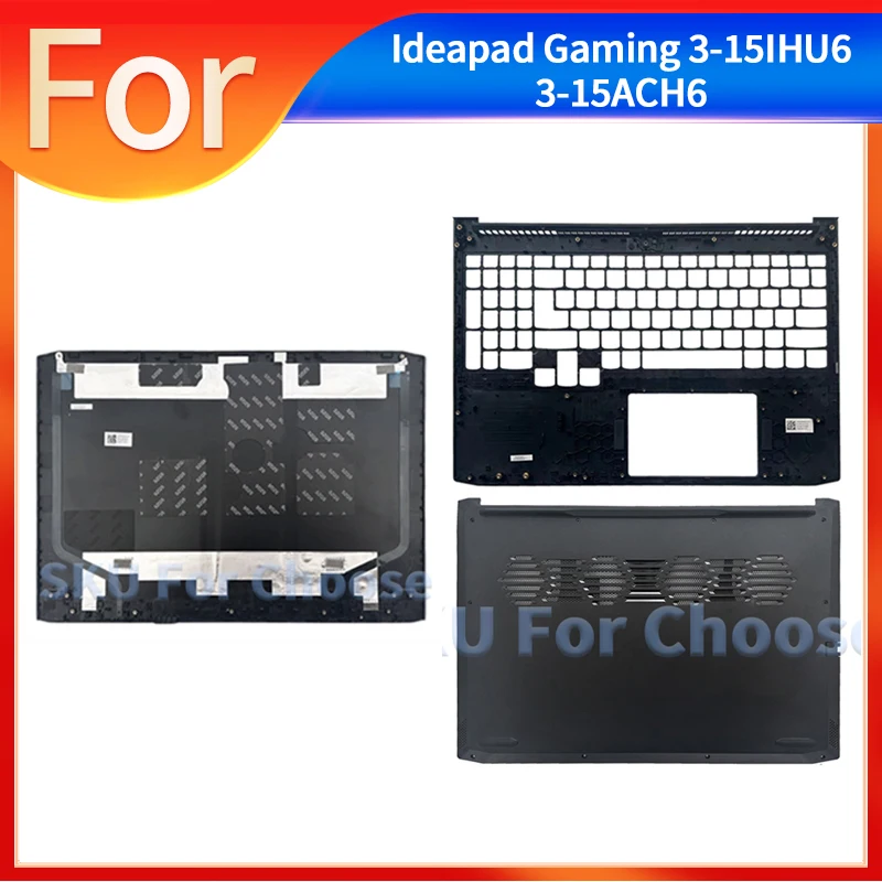 

Laptop Accessorie For Ideapad Gaming 3-15IHU6 3-15ACH6 LCD Back Cover/Palmrest Bottom Replacement Housing Case