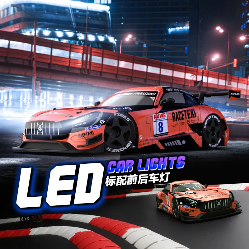 1:24 Full Scale High-speed Drift Remote Control Car 2.4g Wireless 4WD Remote Control Racing Car Model Children's Birthday Gift