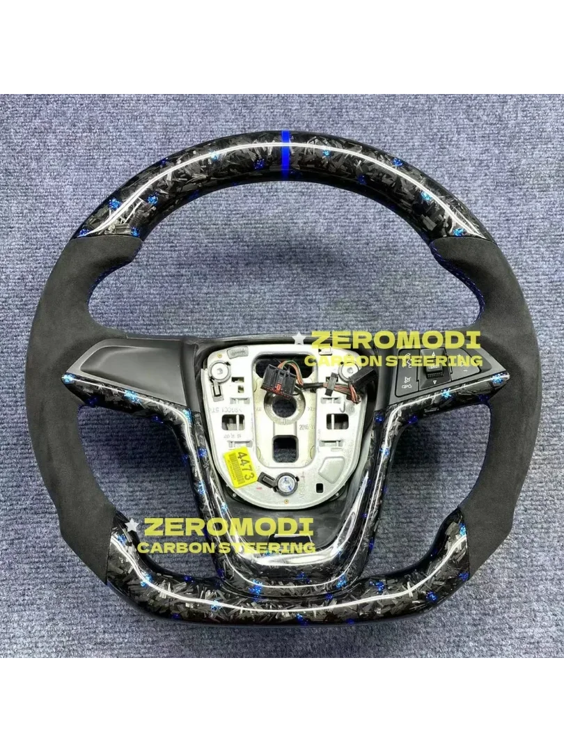 Voor Opel Mokka 2012-2019 Insignia 2008 2009 2010 2011 2012 2013 Astra J Aangepaste Racing Koolstofvezel stuurwiel - afbeelding 2