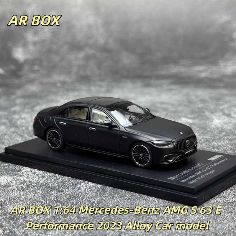 

1:64 AR BOX автомобиль AMG S 63, модель автомобиля из литого под давлением сплава, для подростков, для игры в подарок мальчикам, украшение для взрослых.