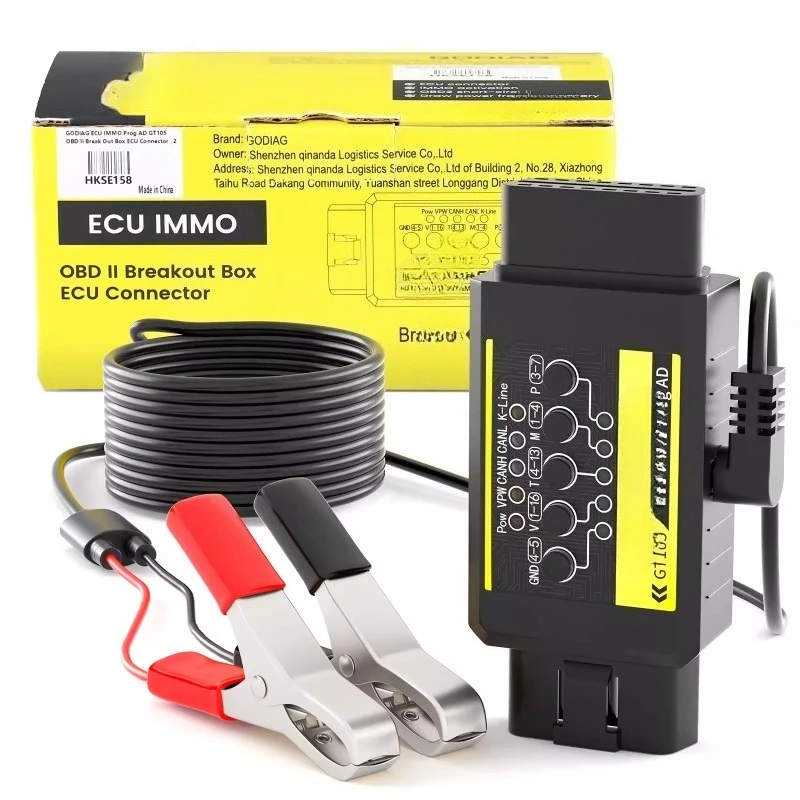 

Products for ECU IMMO Prog AD GT105 OBD II Break Out Box ECU Conne
