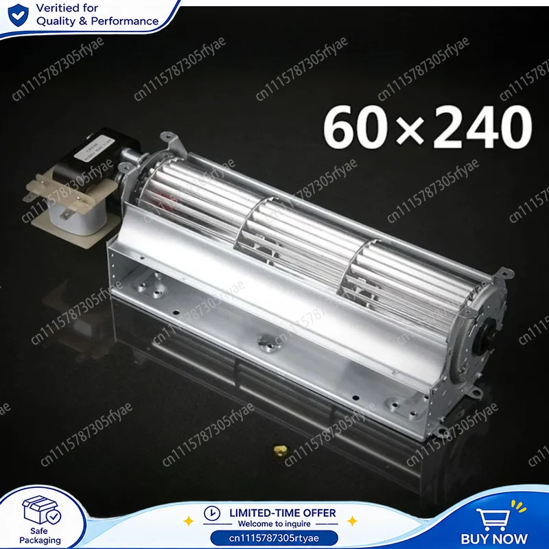 220V Cross Flow Fan Tubular Axial Flow Fan Metal Centrifugal Blower Elevator Chassis Heat Dissipation Cooling Fan
