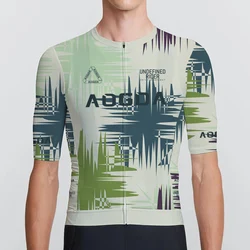 Aogda Pro Aero Cycling Clothing Men,Short Milk Silk Sleeve Bike Jersey,Breathable and Fast Drying Cycling Jersey