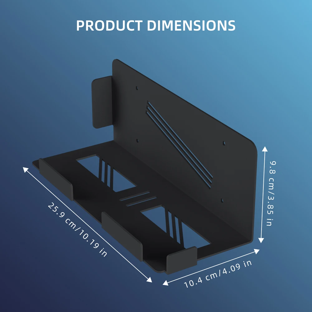 Wall Mount Host Universal Wall Bracket Space Saver Stand Holder Hanging Wall Holder for PS5 Pro/PS5 Slim/PS5 Console