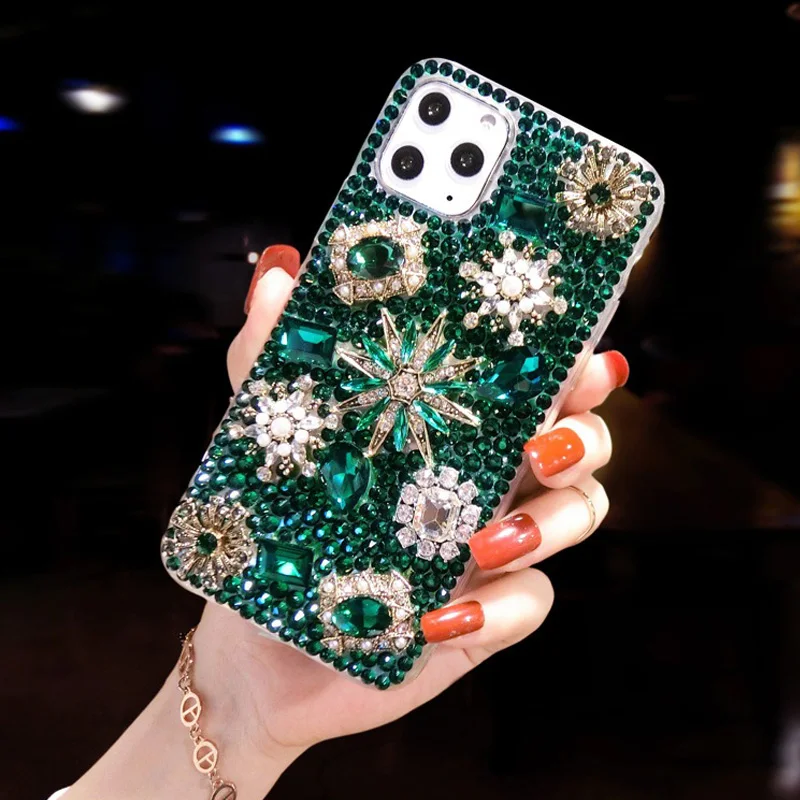 

Чехол для телефона с жемчужинами и кристаллами, подходит для iPhone 13, 12, 11 Pro max, xs, xr, x, 8, 7 plus