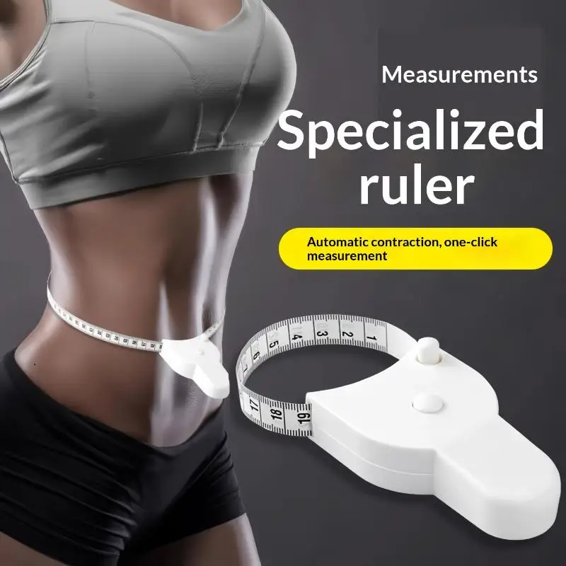 Automatic Telescopic Tape Measure Body Measuring Tape Sewing Ruler Tools Centimeter Tapes For Body Meter Measure White Tools