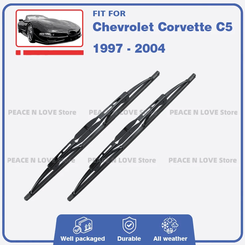 Front Wiper Blade For Chevrolet Corvette C5 1997 1998 1999 2000 2001 2002 2003 2004 Windscreen Windshield Window Car Accessories