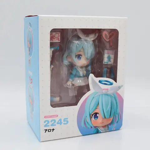 10 cm blå arkiv-animefigur #2245 Arona actionfigur kawaii Arona PVC-samlingsmodell docka leksaker dekorationer födelsedagspresenter 10 best sales neko bågfigur - №5