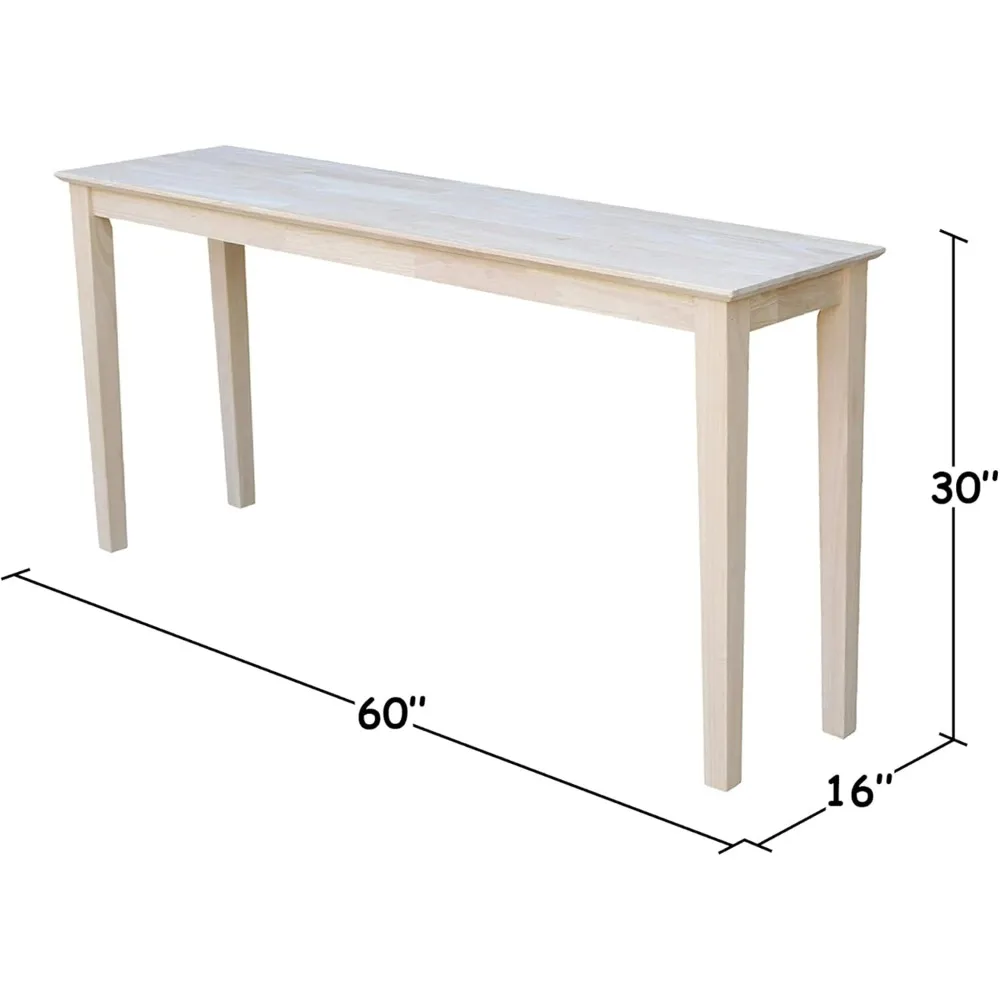 Tabela do console, 60 dentro, Unfinished