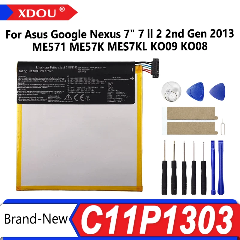 Brand New Battery C11P1303 3950mAh For Asus Google Nexus 7