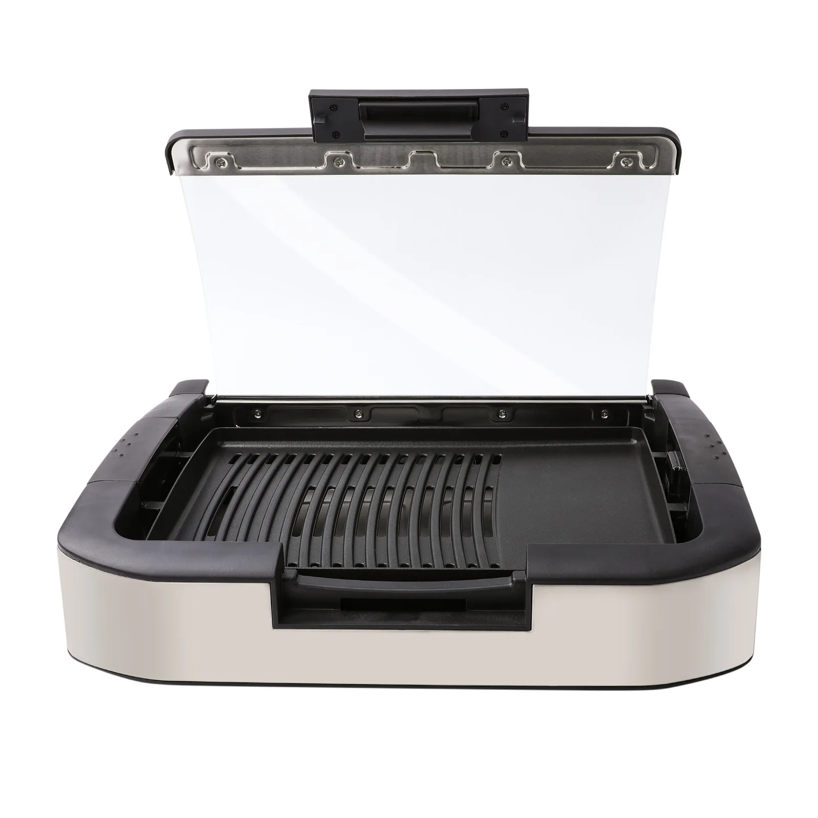 Split non-stick electric grill, Korean smokeless electric grill, high-power multi-functional household steak grill