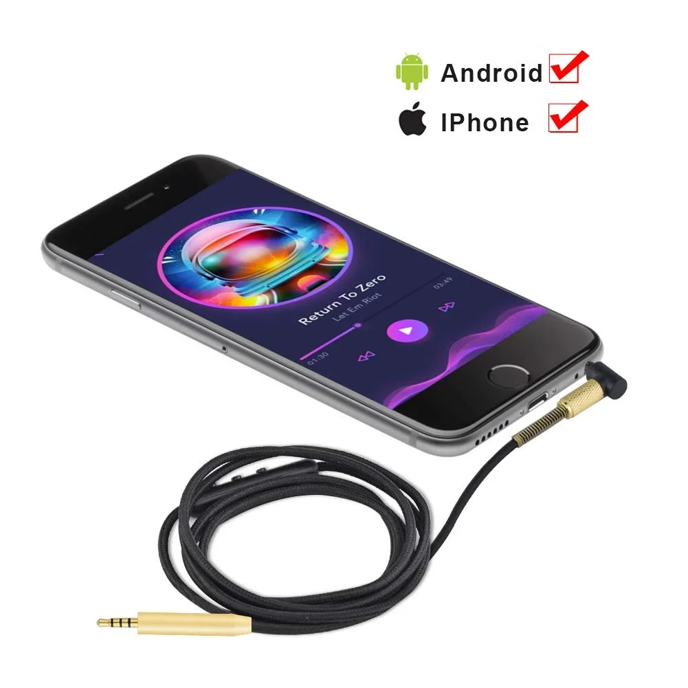 OFC استبدال النايلون مضفر تمديد كابلات الحبل ل Bose QC25 QC35 NC700 QuietComfort 25 35 700 سماعات