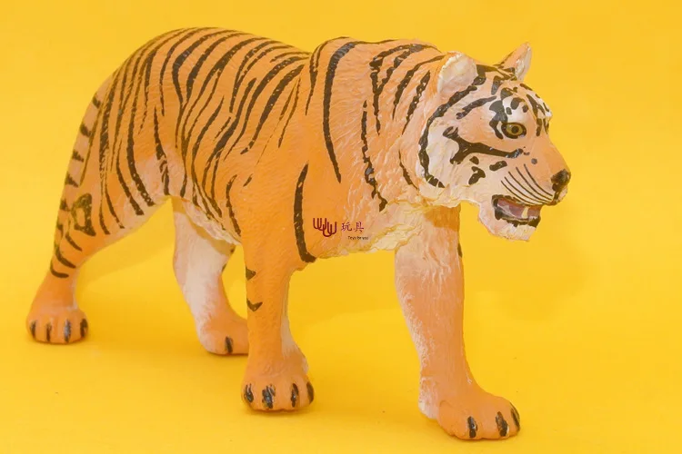 

Cross-border, simulated wild, animal model set, Siberian tiger, plastic simulation toy.