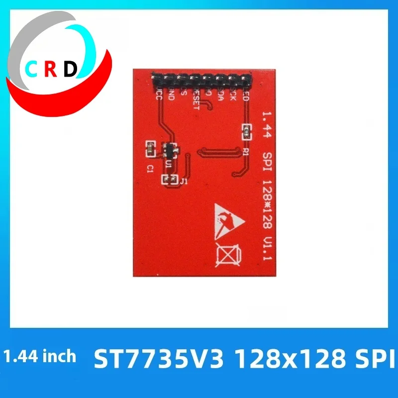 Chanruida 1.44 inch TFT LCD 128x128 full color ST7735V3 small screen SPI display LCD module esp32  tft display  display  i2c