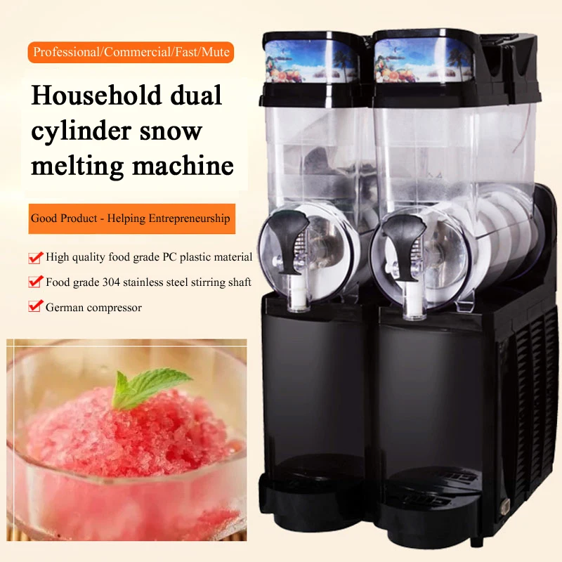 15/30l Commercial Slush Machine Stainless Steel Snow Melt Machine High Quality Slush Smoothie Equipment