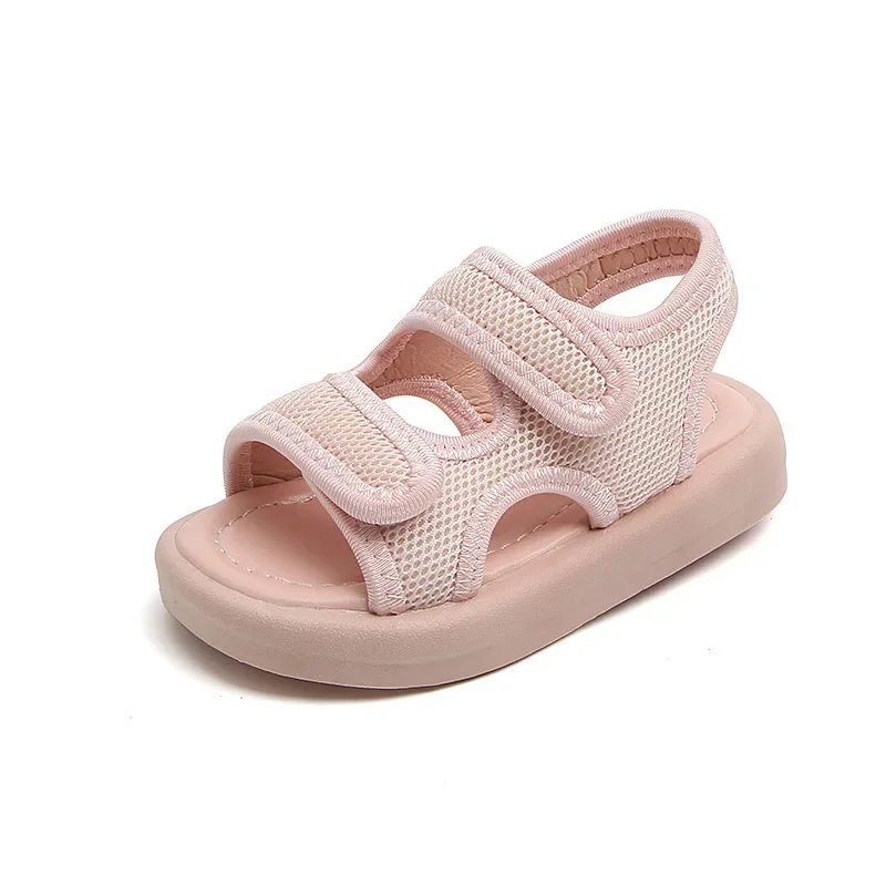 Sandali per bambini 2024 estate scarpe da spiaggia per bambini sandali sportivi Unisex Toddler Boys Girls Open Toe Pink Sandalias